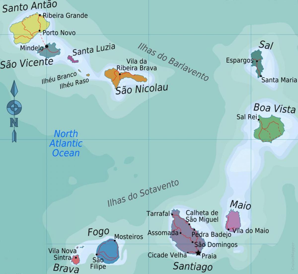мапата boa vista Кејп Верде