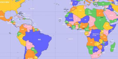 Кејп Верде локација на мапата на светот